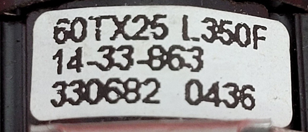 Genuine Double Oven Thermador Thermostat Part#14-33-863