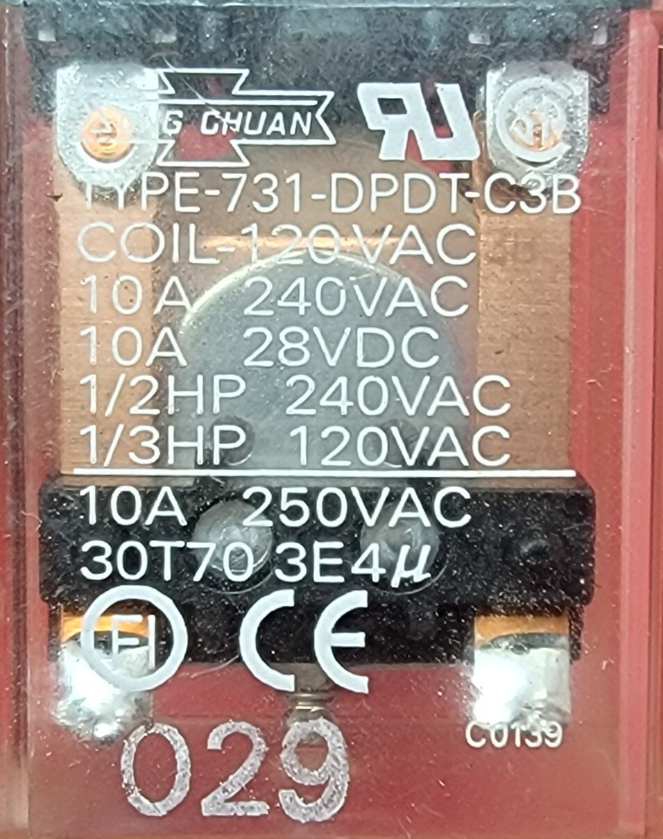 Genuine Double Oven Viking Relay Part#731-DPDT-C3B
