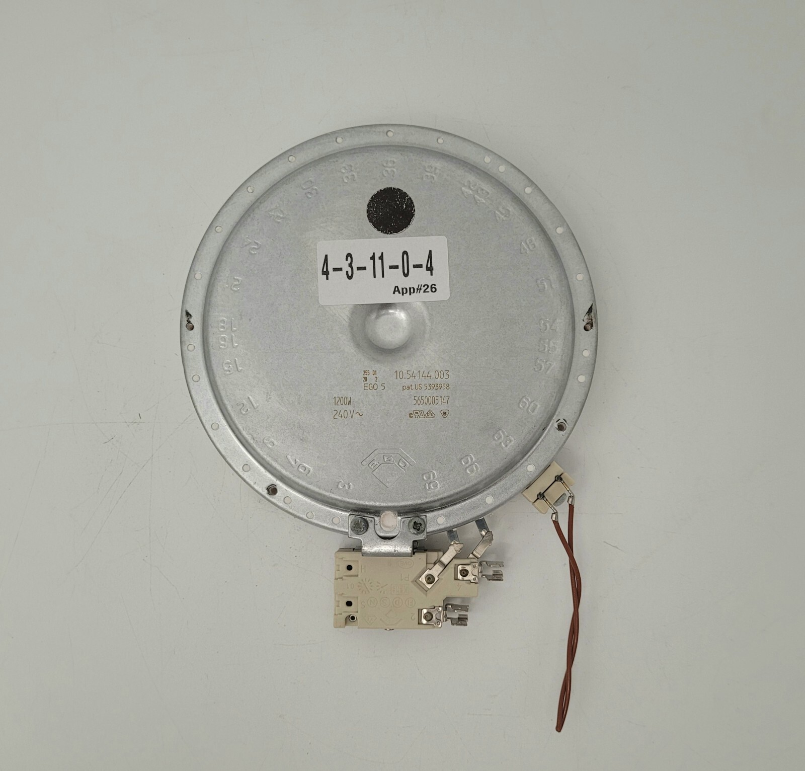 Genuine Cooktop Thermador Heating Element Part#10.54144.003