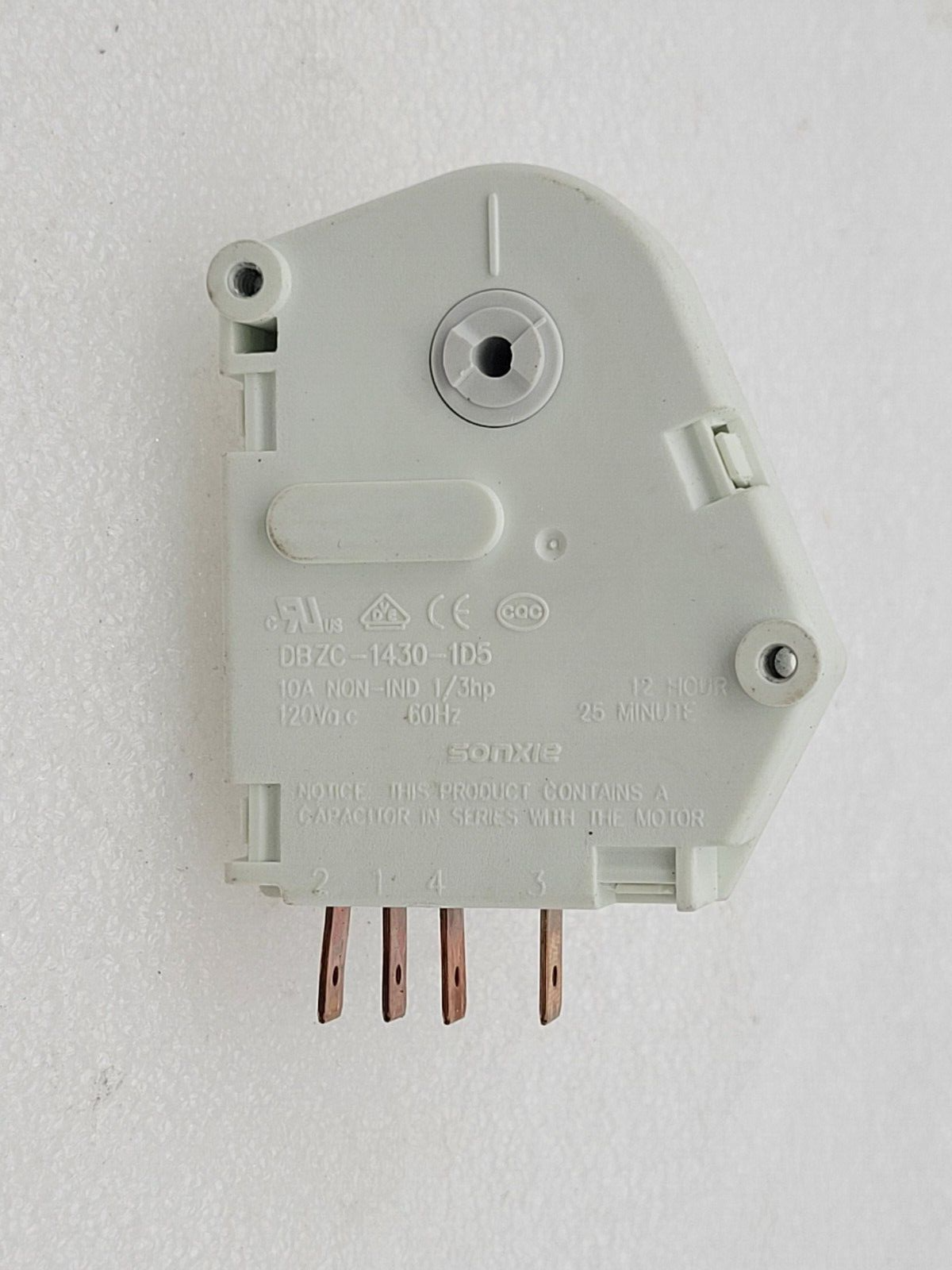 Genuine Frigidaire Refrigerator Defrost Timer Part#DBZC-1430-1D5