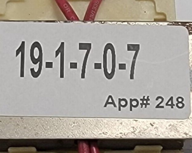Genuine Ice Machine Jenn-Air Transformer Part#2304127