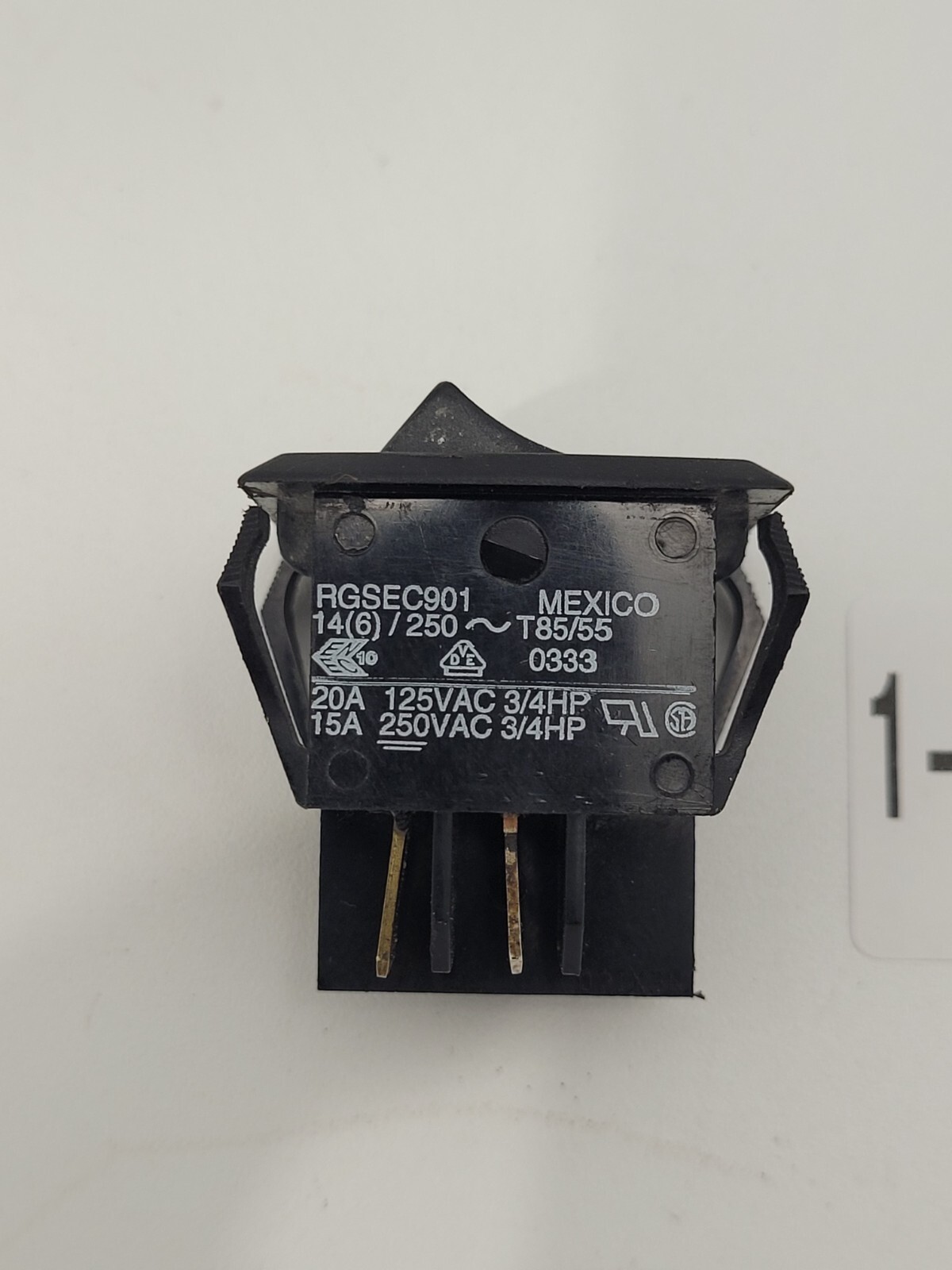 Genuine Refrigerator DDSB483SS Viking On/Off Switch Part#RGSEC901