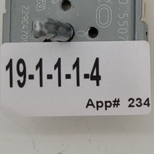 Genuine Double Oven GE Dual Infinite Switch Part#229C4709P003
