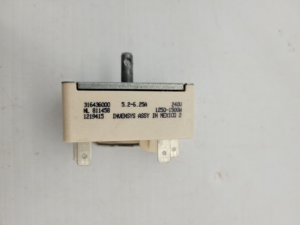 Genuine Frigidaire Range Infinite Switch Part#NL811458