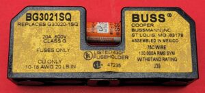 Genuine Double Oven Thermador Fuse Block Part#BG3021SQ