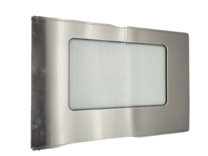 Genuine Whirlpool Outer Door Glass Stainless for Mod. GR448LXPS1 Part#9756435