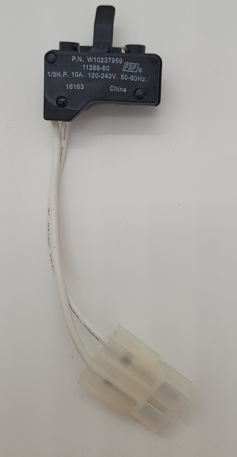Genuine Dryer Amana Door Switch Part#W10237959
