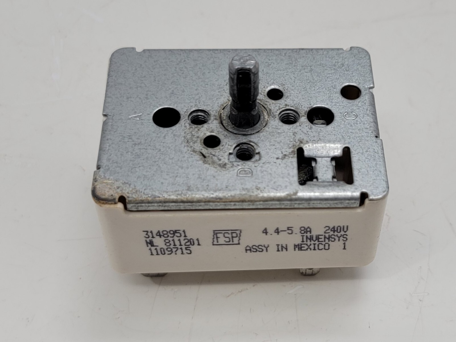 Genuine Oven Whirlpool Infinite Switch Part#3148951
