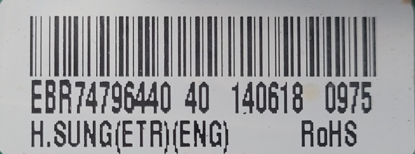 Genuine Refrigerator LG Circuit Board Part#EBR74796440