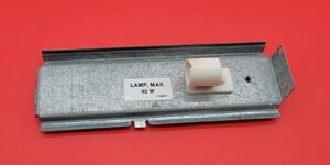 Genuine Refrigerator Kitchen Aid Bracket & Light Socket Part#1113649