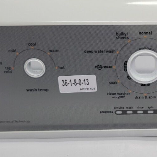 Genuine Washer Maytag Control Panel Part#W10513410