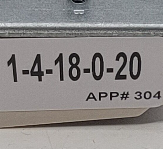 Genuine Electric Range GE Infinite Switch Part#66004-AF38