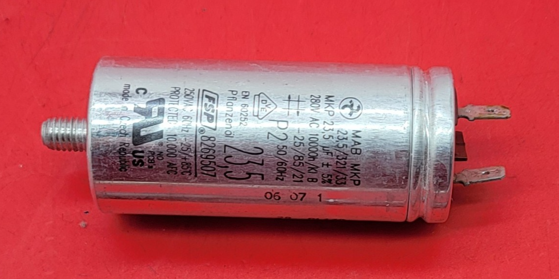 Genuine Dishwasher Whirlpool Capacitor Part#8269507