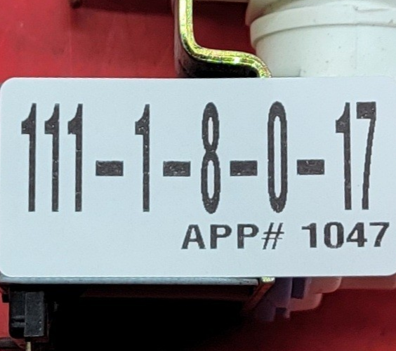 Genuine Refrigerator Sub-Zero Water Inlet Valve Part#3090280
