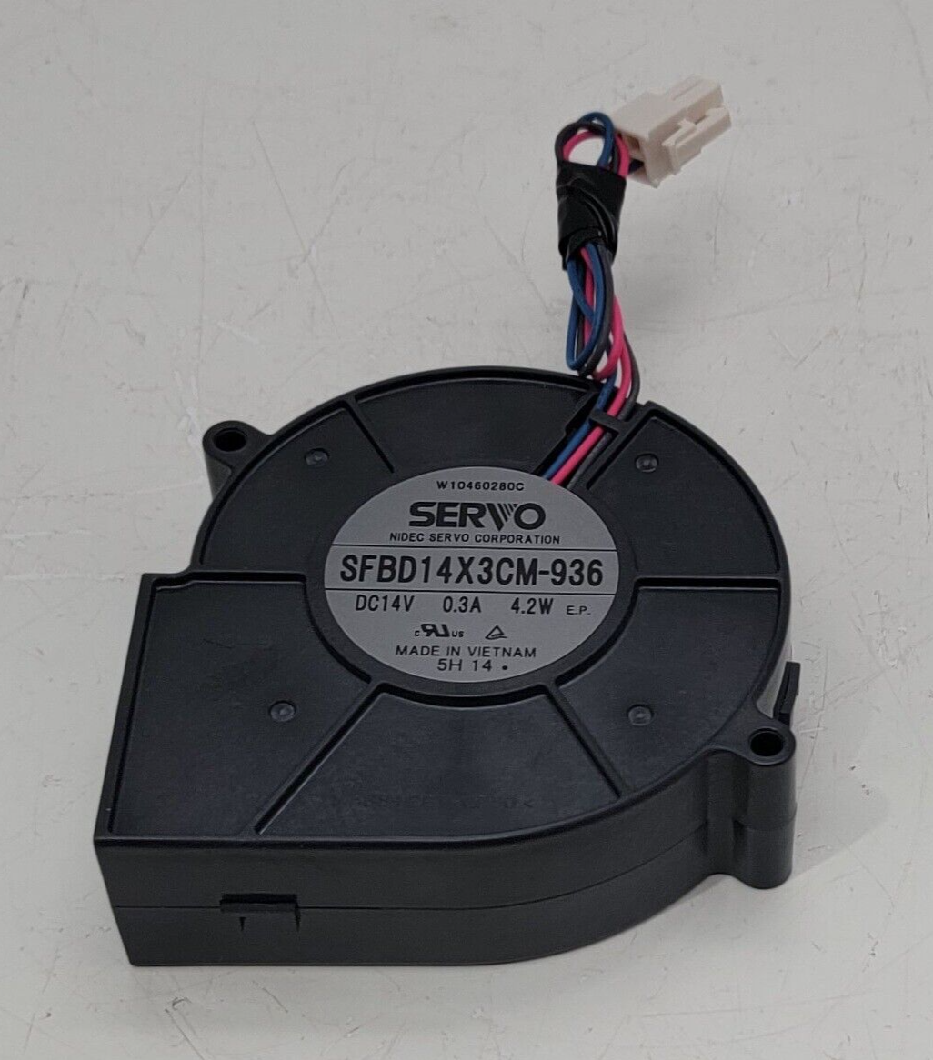 Genuine Refrigerator Kitchen Aid Blower Motor Part#W10460280C