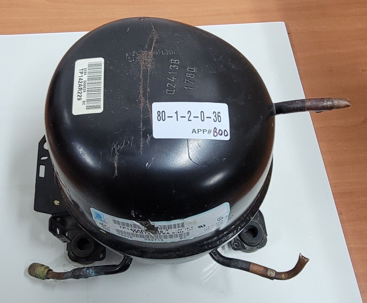 Genuine Refrigerator Kenmore Compressor Part#TPG1380YXA