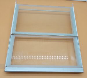 Genuine Refrigerator Whirlpool Sliding Glass Shelf Part#W10387814