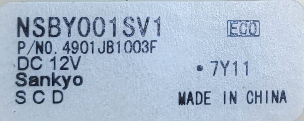 Genuine Refrigerator Kenmore Damper Part#NSBY001SV1