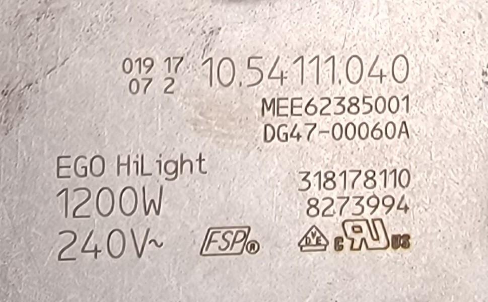 Genuine Oven Kenmore Surface Element Part#318178110