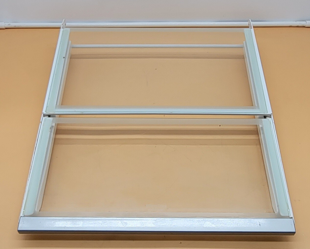 Genuine Refrigerator Whirlpool Sliding Glass Shelf Part#W10387814
