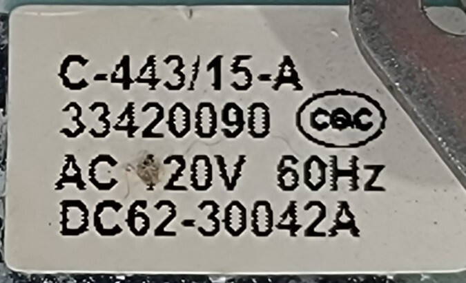 Genuine Dryer Samsung Water Inlet Valve Part#DC62-30042A