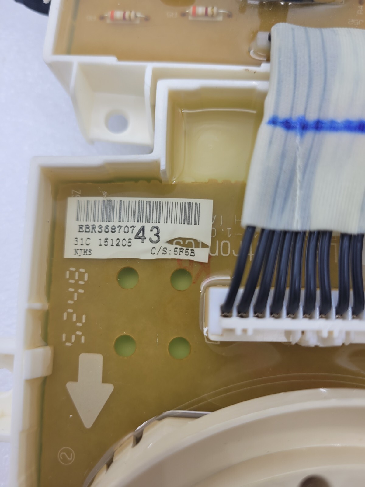 Genuine LG Washer Display Control Board Assy. Part#EBR36870743