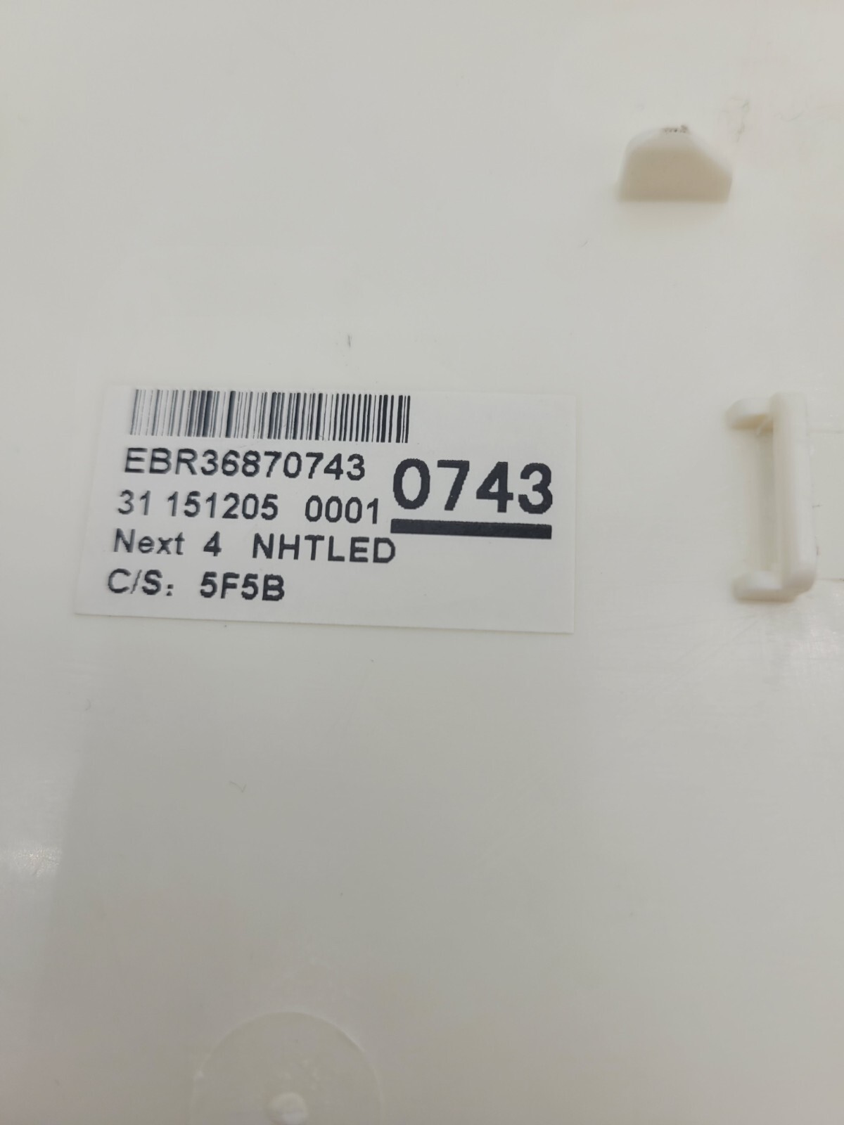 Genuine LG Washer Display Control Board Assy. Part#EBR36870743