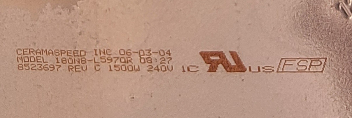 Genuine Cooktop Kitchen Aid Surface Element Part#8523697
