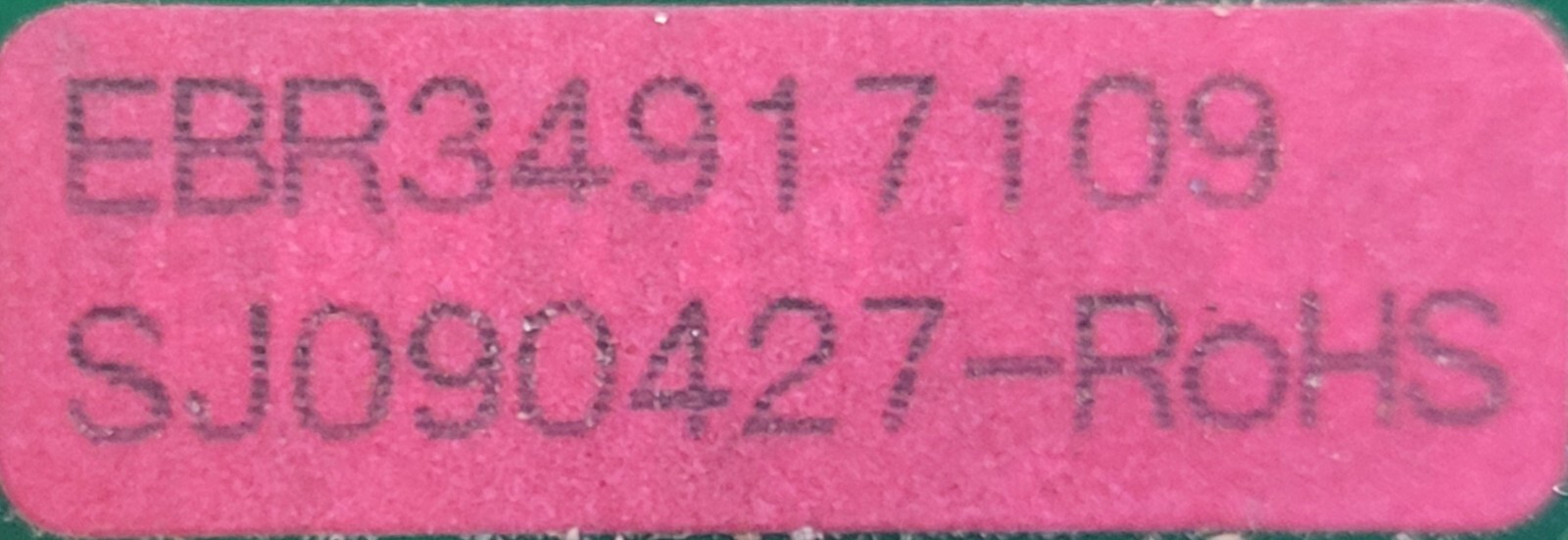 Genuine Refrigerator LG Circuit Board Part#EBR34917109