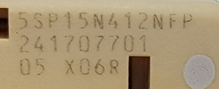 Genuine Refrigerator Frigidaire Start Relay Part#241707701