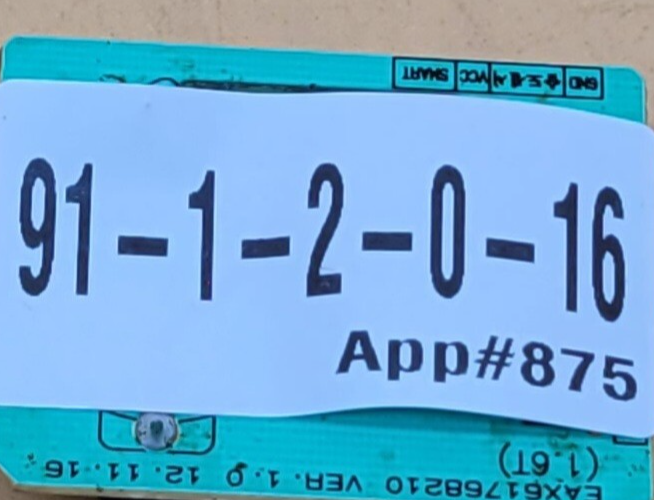Genuine Refrigerator LG Buzzer Board Part#EBR647304