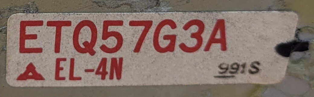 Genuine Cooktop GE Transformer Part#ETQ57G3A