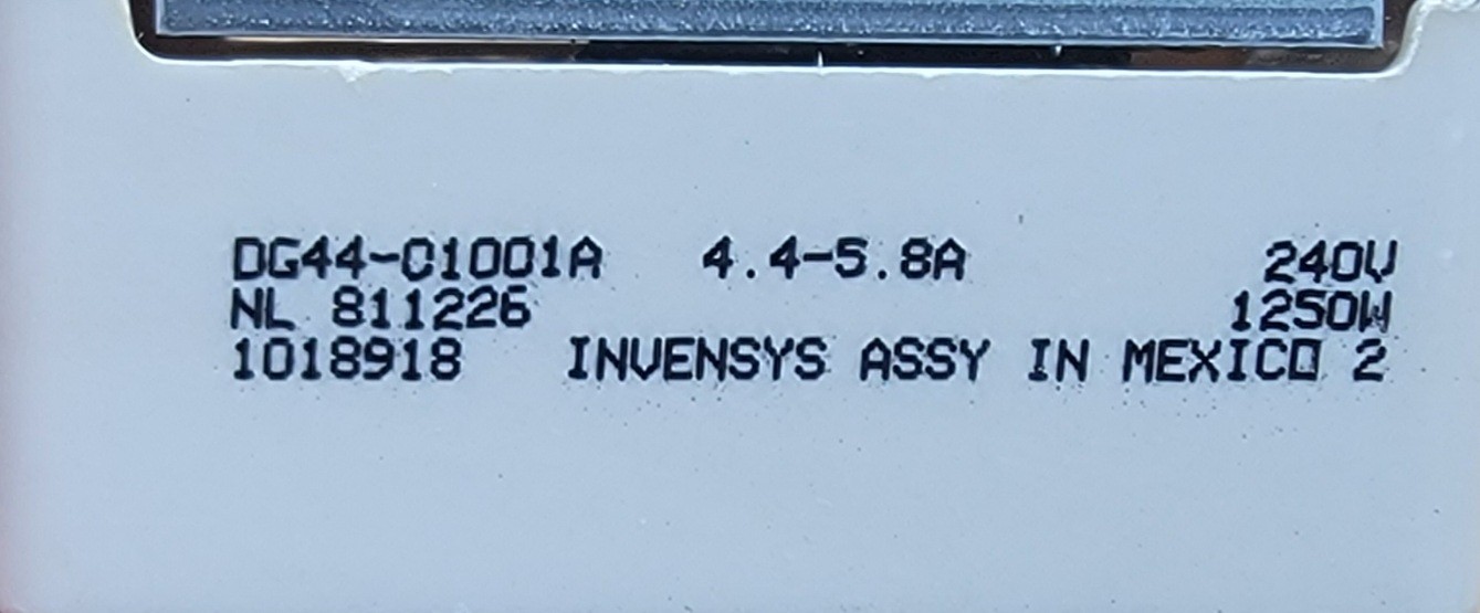 Genuine Oven Samsung Infinite Switch Part#DG44-01001A