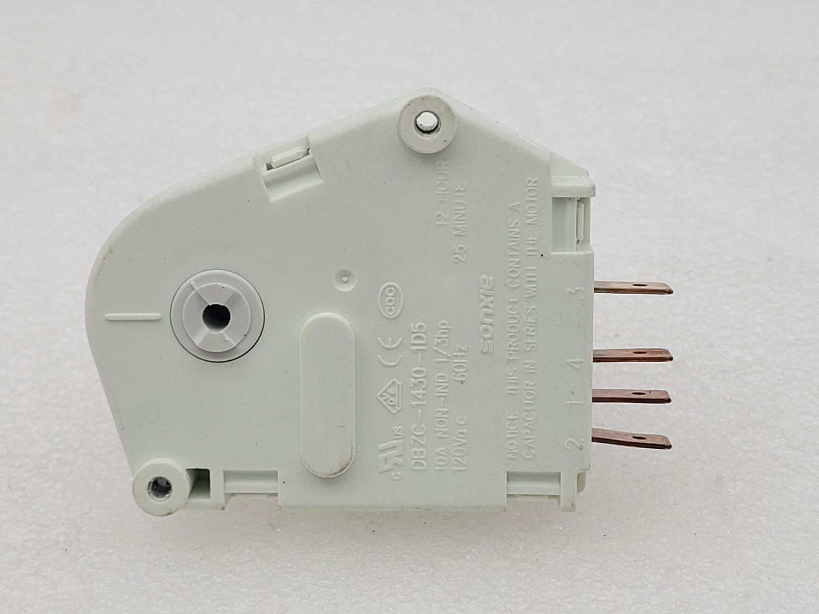 Genuine Frigidaire Refrigerator Defrost Timer Part#DBZC-1430-1D5