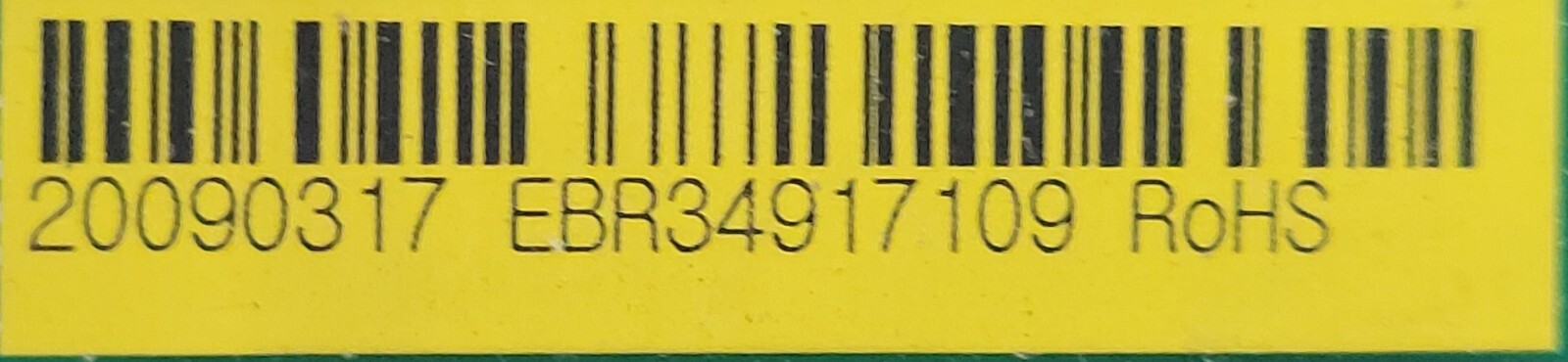 Genuine Refrigerator LG Circuit Board Part#EBR34917109