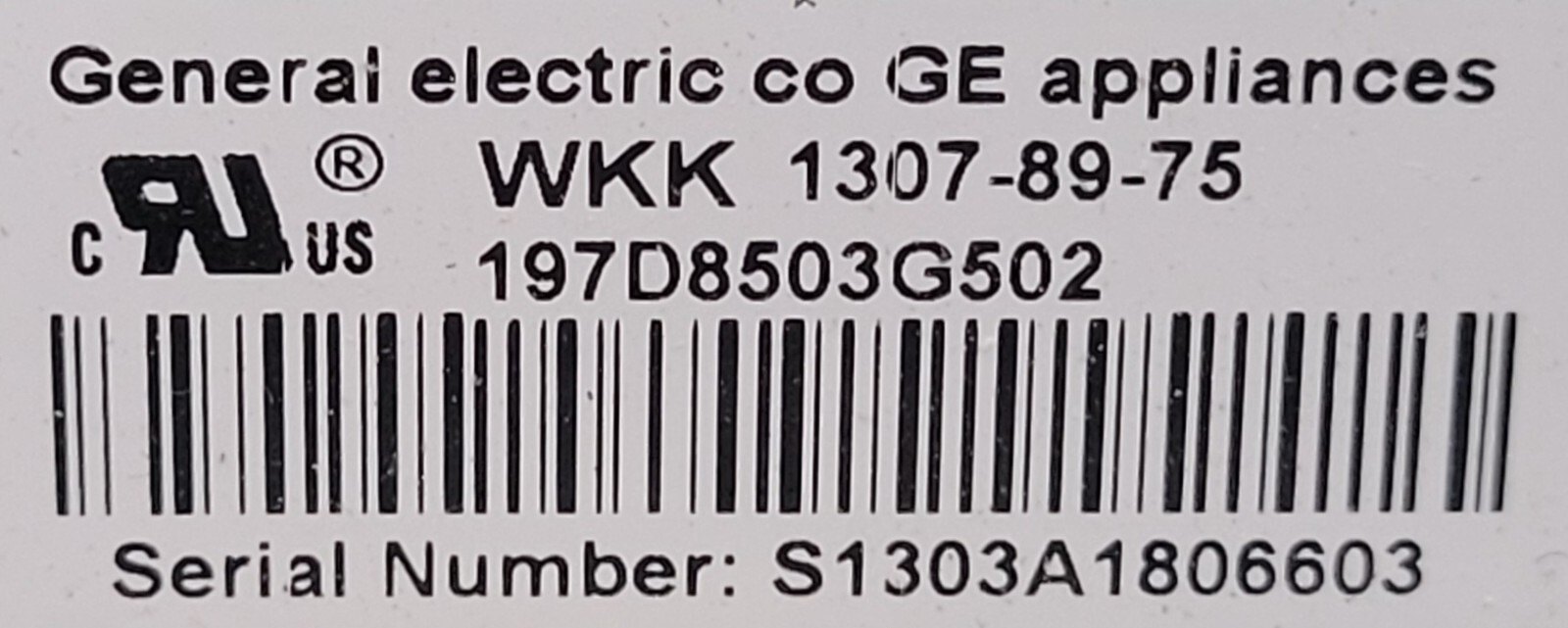 Genuine Refrigerator GE Circuit Board Part#197D8503G502