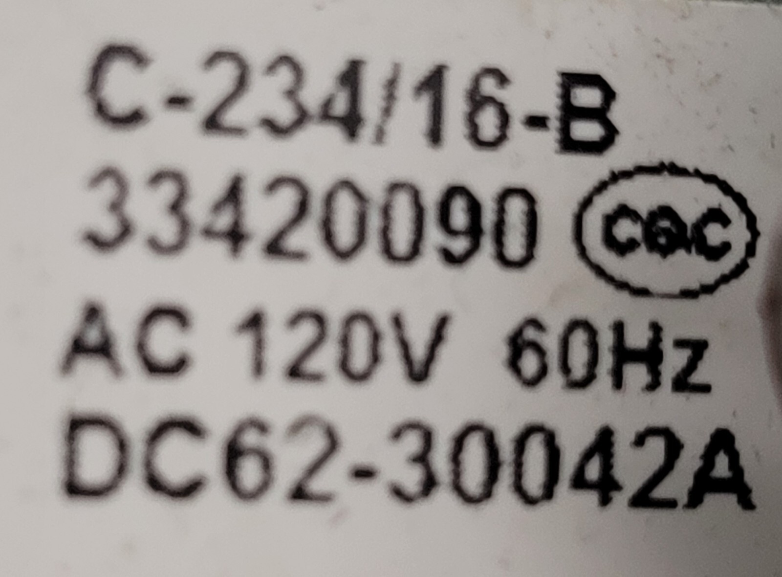 Genuine Dryer Samsung Water Inlet Valve Part#DC62-30042A