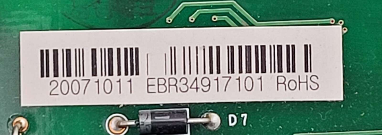 Genuine Refrigerator LG Circuit Board Part#EBR34917101