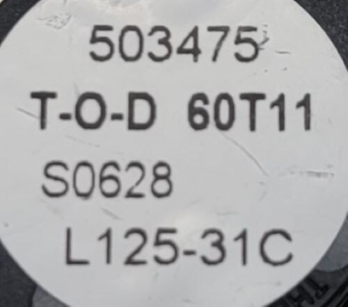 Genuine Dryer LG Thermostat Part#503475