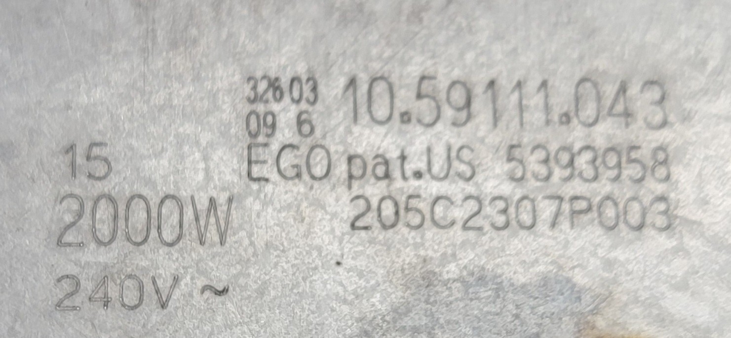 Genuine Oven GE Surface Element Part#205C2307P003