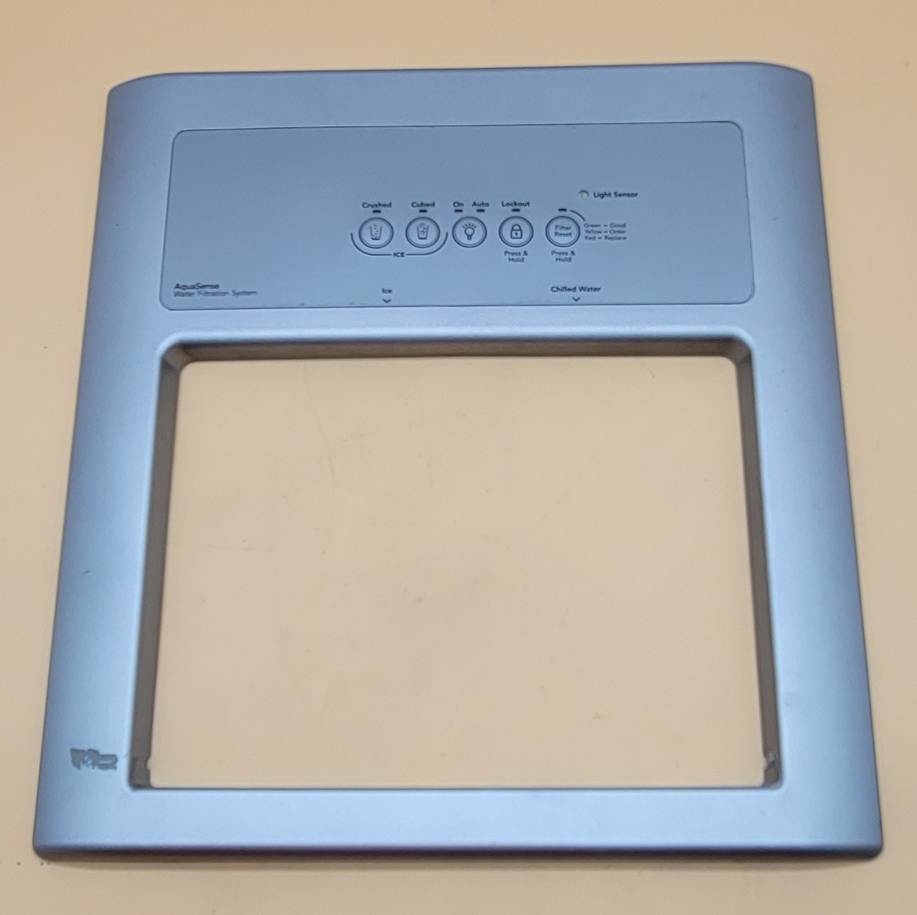 Genuine Refrigerator Kitchen Aid Dispenser Panel Part#2220103
