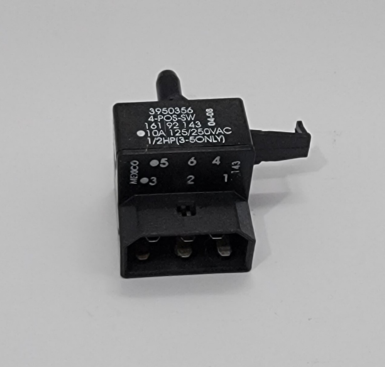 Genuine Washer Whirlpool Selector Switch Part#3950356