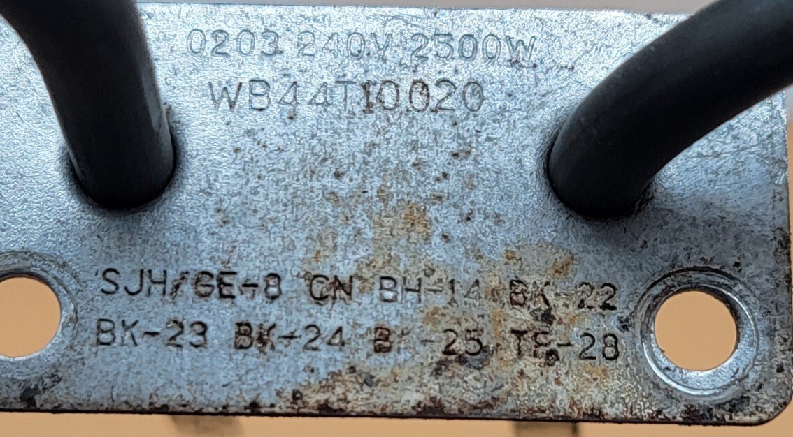 Genuine Oven GE Convection Element Part#WB44T10020