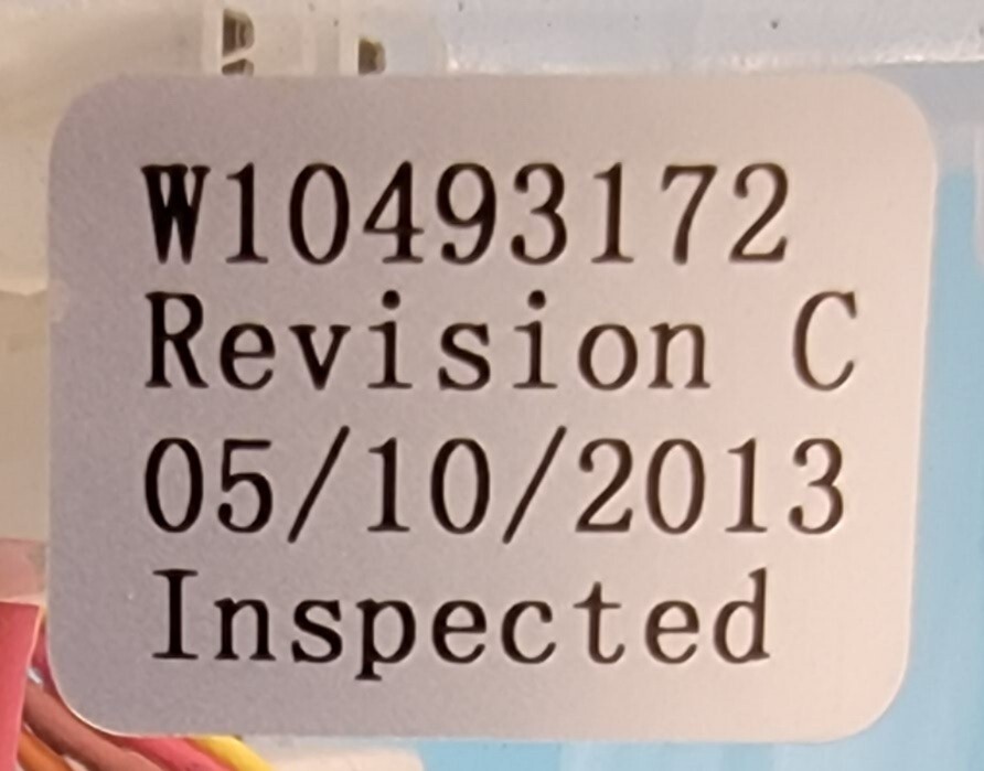 Genuine Refrigerator Whirlpool Ice Dispenser Door Part#W10493172 W10258567