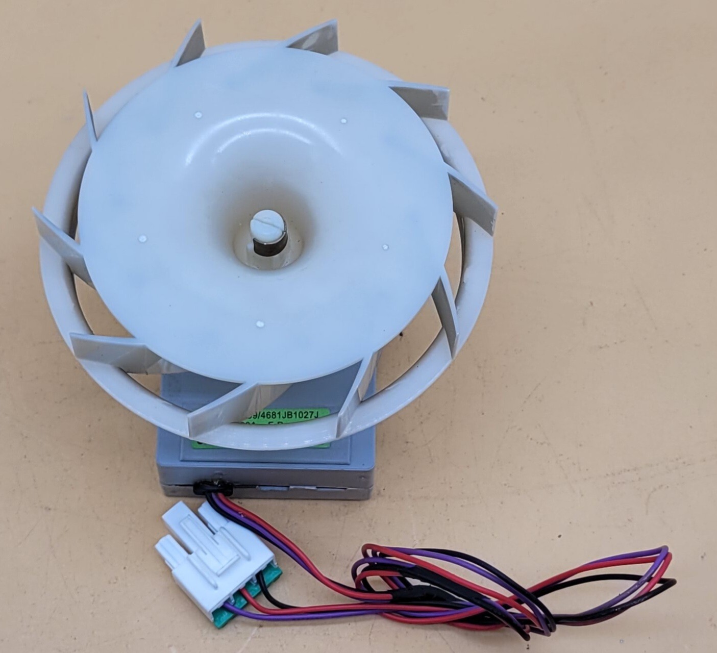 Genuine Refrigerator LG Evaporator Fan Motor Part#4681JB1027J