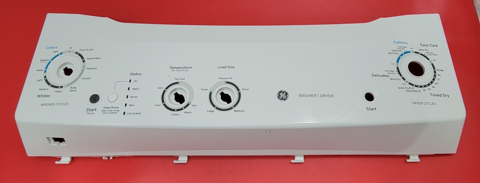 Genuine Washer/Dryer GE Control Panel Part#234D2658