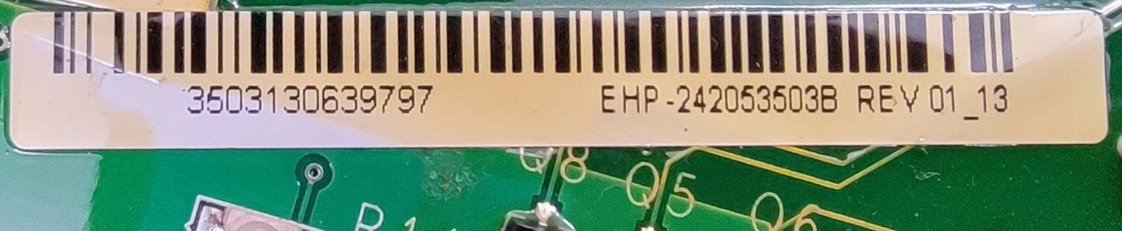 Genuine Refrigerator Frigidaire Control Board Part#242053503B