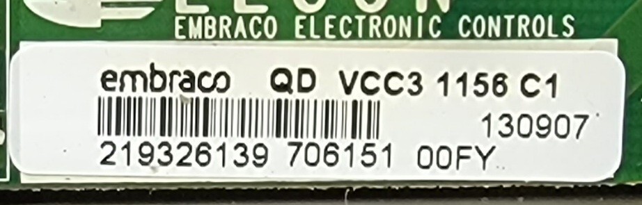 Genuine Refrigerator GE Inverter Control Board Part#197D8501G503