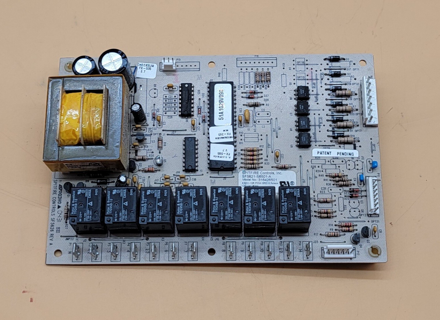 Genuine Oven Frigidaire Control Board Part#SF5621-S6501-A 316426501