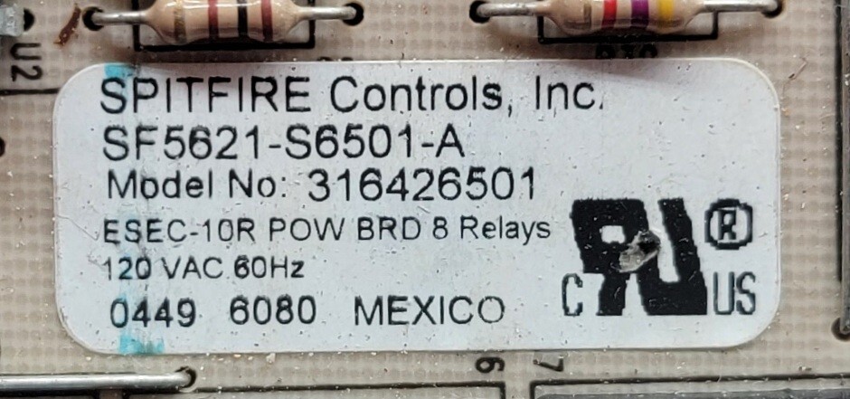 Genuine Oven Frigidaire Control Board Part#SF5621-S6501-A 316426501